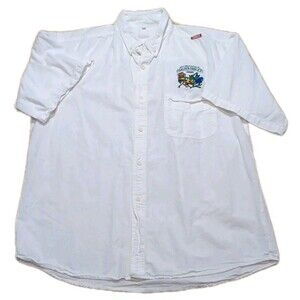 Vintage Carlos' N Charlie's Cozumel Mexico World Famos Button Up Shirt Sz Lrg